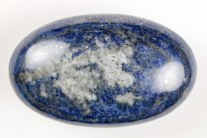 Polished Lapis Lazuli Palm Stone - Pakistan #187608